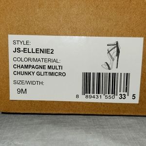 Sandals Pink, sparkle